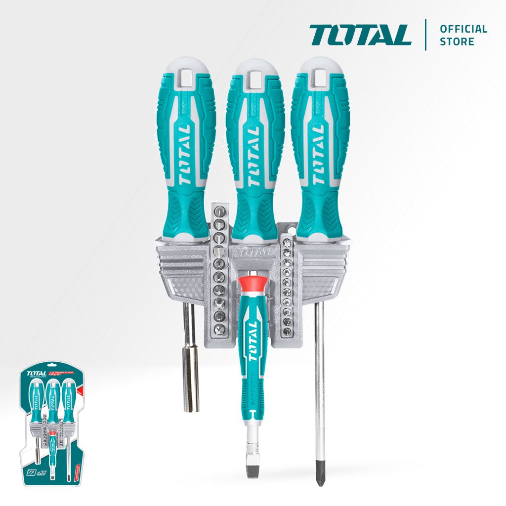 TOTAL TACSD302462 24 PCS SCREWDRIVER & BITS SET