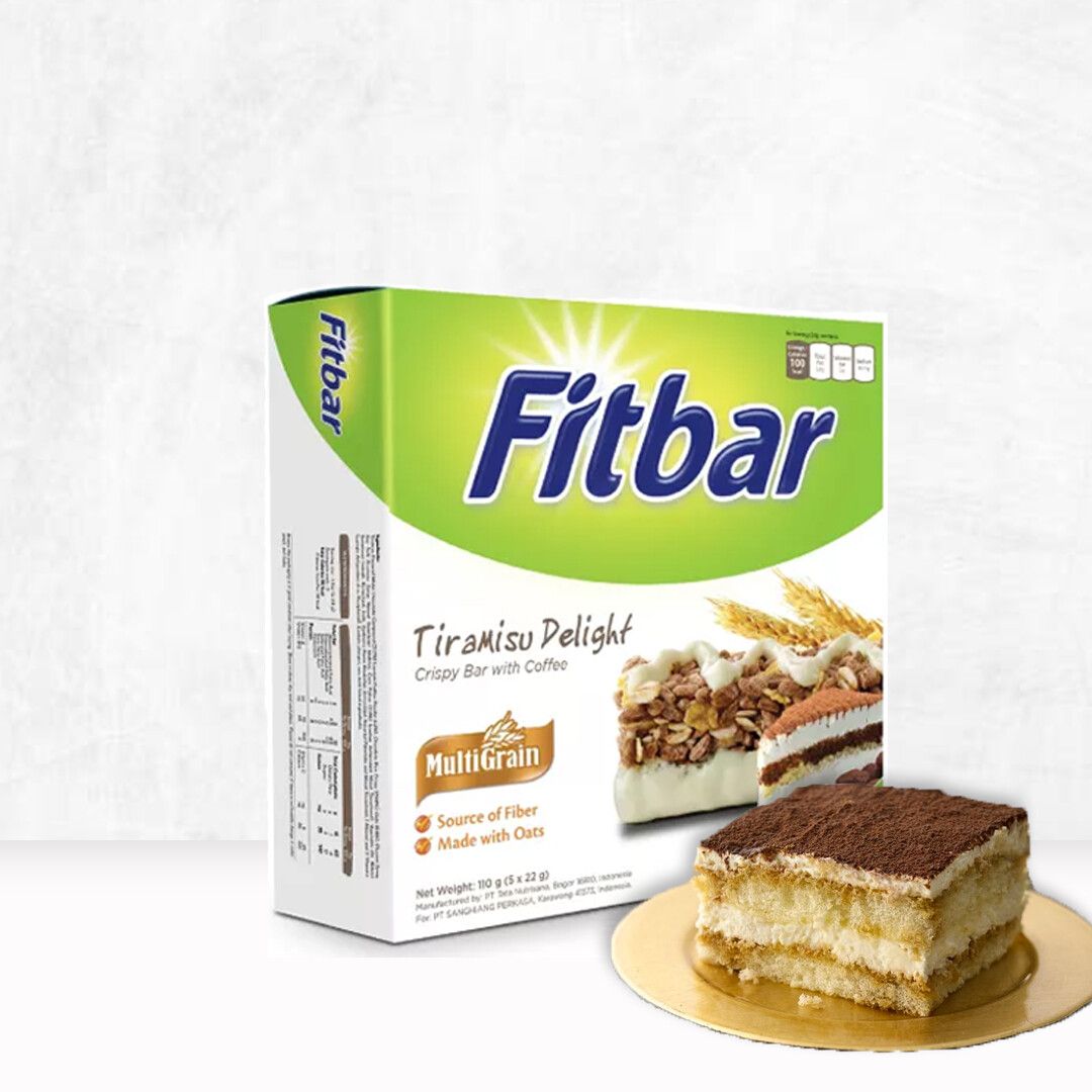 FITBAR SNACK BAR TIRAMISU 5BARSX 22G