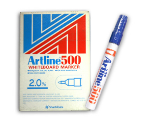 Marker, White Board, Artline, 500, Green