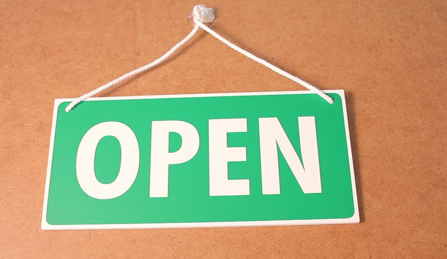 QP Open Or Closed Signboard