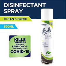 Glade Surface Disinfectant Spray & Air Sanitizer Spray 300ml