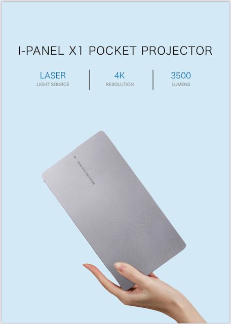i-Panel Projector Portable i-Panel X1