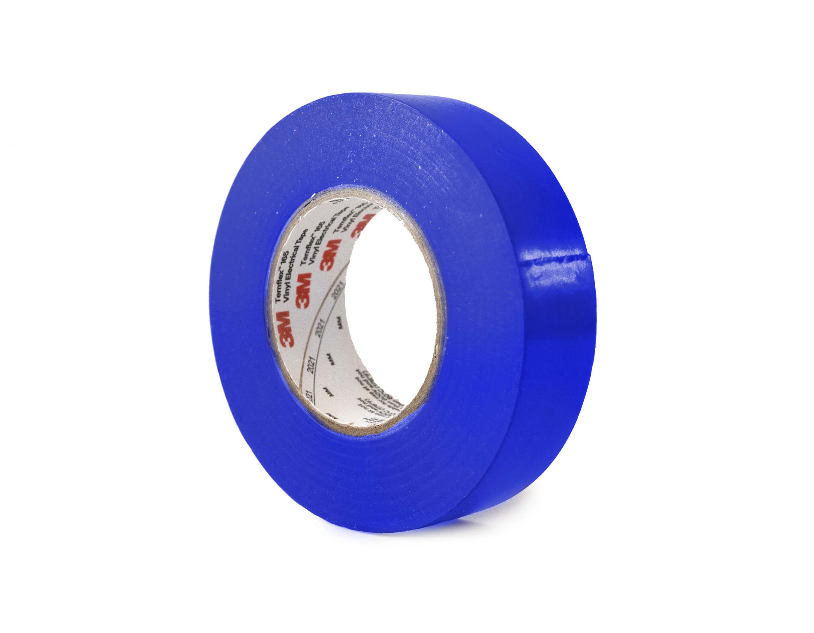 3M Temflex 165 Blue Vinyl Electrical Tape 19mm x 20m