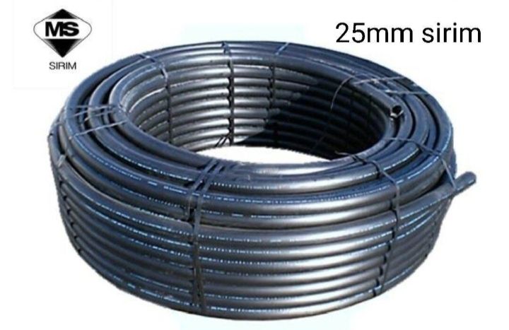 HDPE Pipe 25mm BBB Poly Pipe PN12.5- 100m with Sirim Certified HDPE Pipe 25mm Sirim BBB Poly Pipe PN12.5- 100m with Sirim Certified