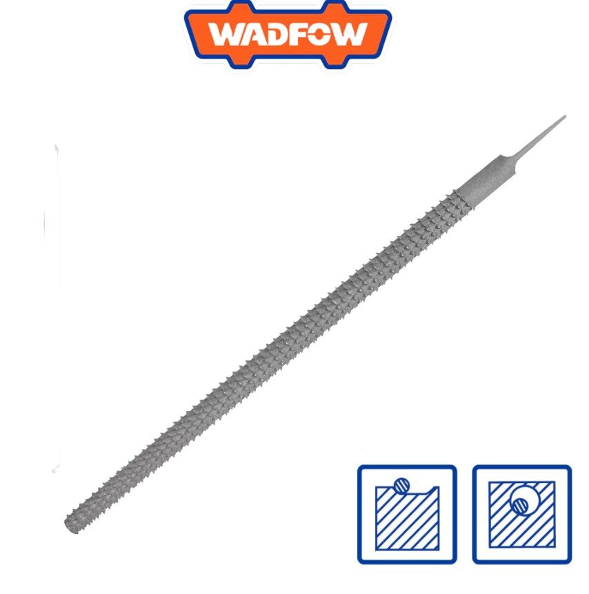 WADFOW ROUND WOOD FILE CARBON STEEL (8'') WFE2638