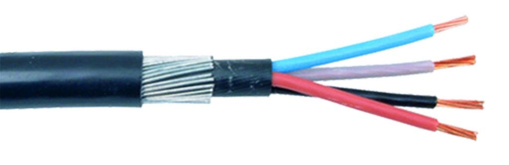 Amoured cable 4mm x 4C x 1meter