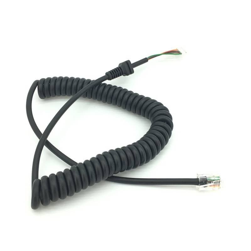 Yaesu *6 Pin Plug Microphone Cord Cable for Yaesu Vertex MH-48A6J MH-42B6J [5s]