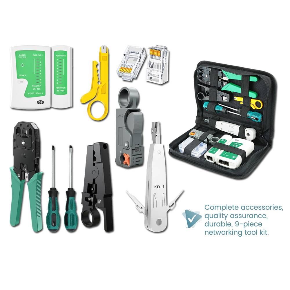 MULTI-FUNCTION NETWORK CABLE PLIER TOOL KIT SET