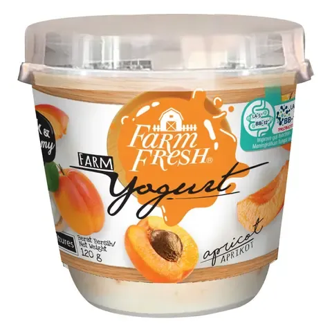 Farm Fresh Apricot & Seed Greek Yogurt 12 X 120g
