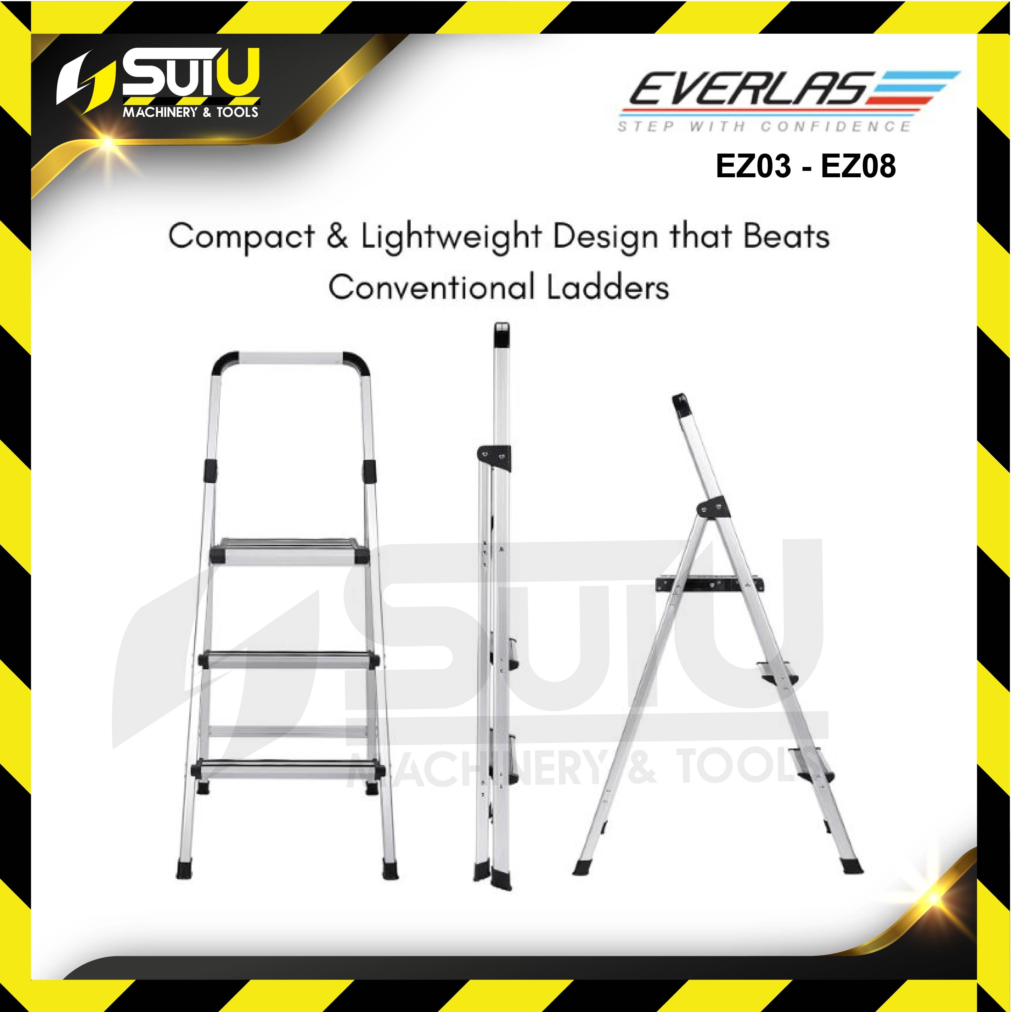 EVERLAS EZ04 4 Step Platform Ladder