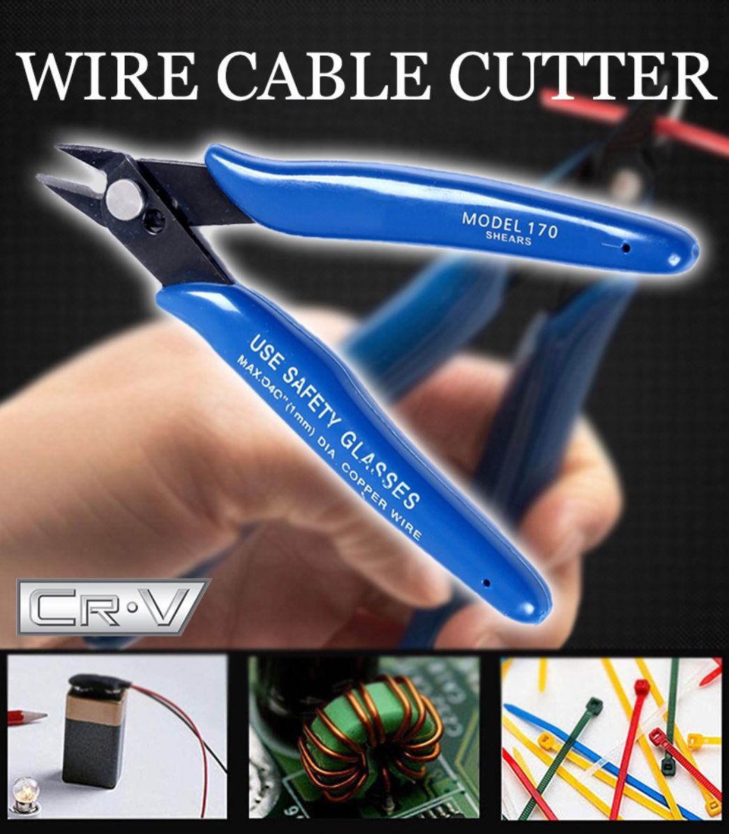 NA CUTTER INTERNAL SPRING ELECTRICAL SHEAR WIRE CABLE CUTTER SIDE SNIPS CUTTER PLIERS