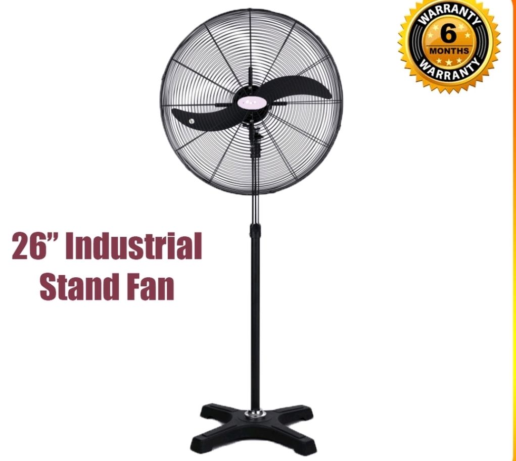 NA Heavy Duty Industrial Standing Fan Durable