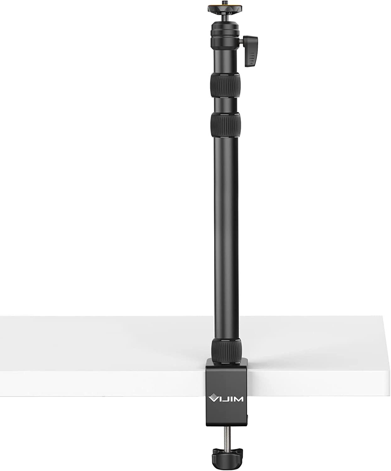 VIJIM *VIJIM LS10 Camera Mount Desk Stand with Flexible Auxiliary Holding Arm Overhead Camera Webcam Photography Studio Kit