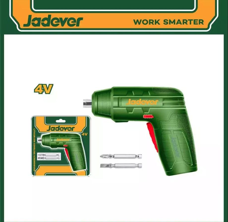 JADEVER CORDLESS SCREWDRIVER 4V JDCV4401