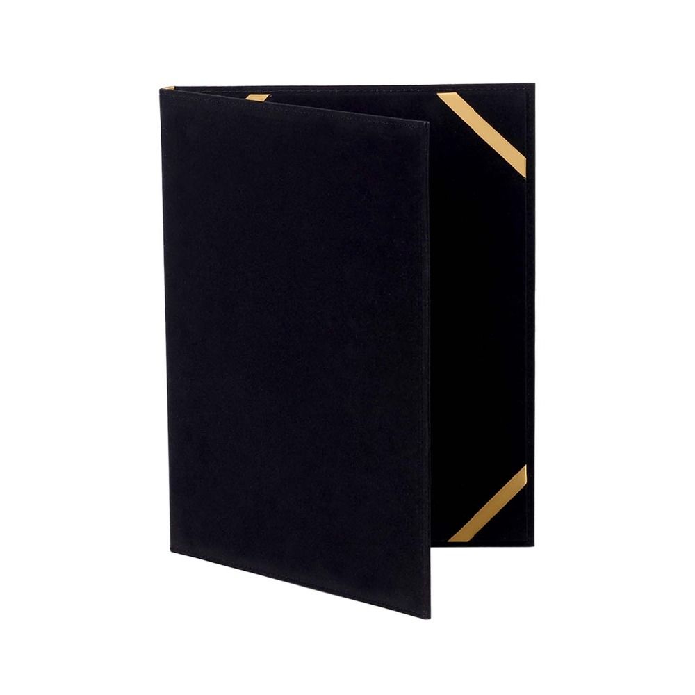 Valvet Certificate Holder Valvet With Gold Clip