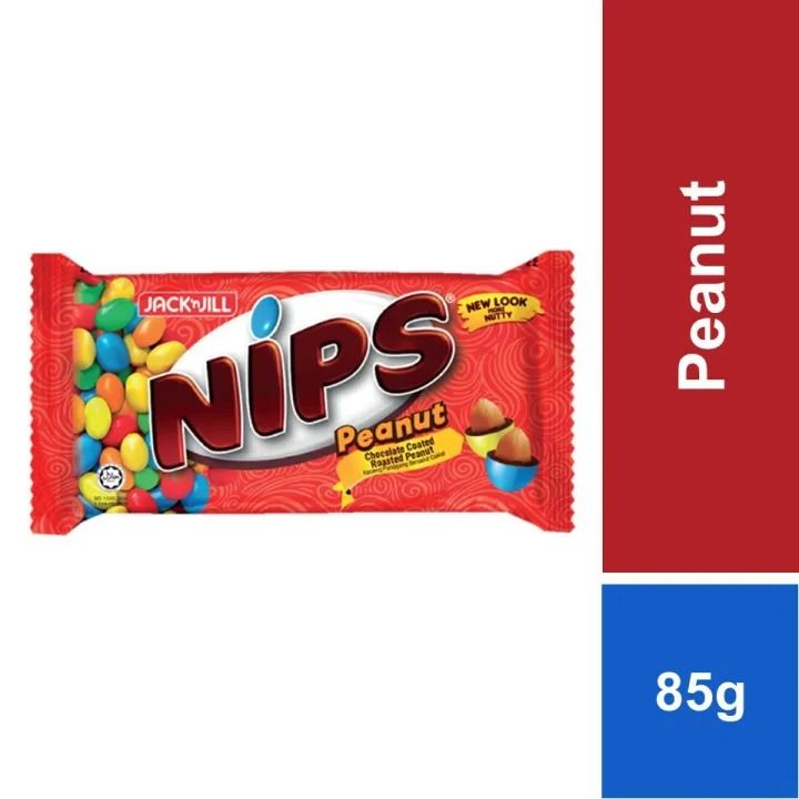 Nips 12 Packs Large Nips Peanut Chocolate 85g