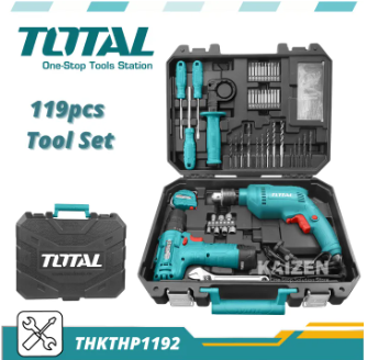 TOTAL THKTHP1192 119 PCS TOOLS SET (THE ENTIRE TOOLS SET COME PACK IN A DEDICATED BMC CERTIFIED BOX )