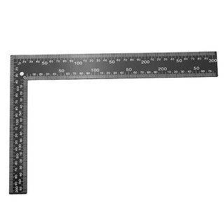 16" x 24" black steel / silver steel try square ruler 400*600mm sesiku angle L shape scale ruler