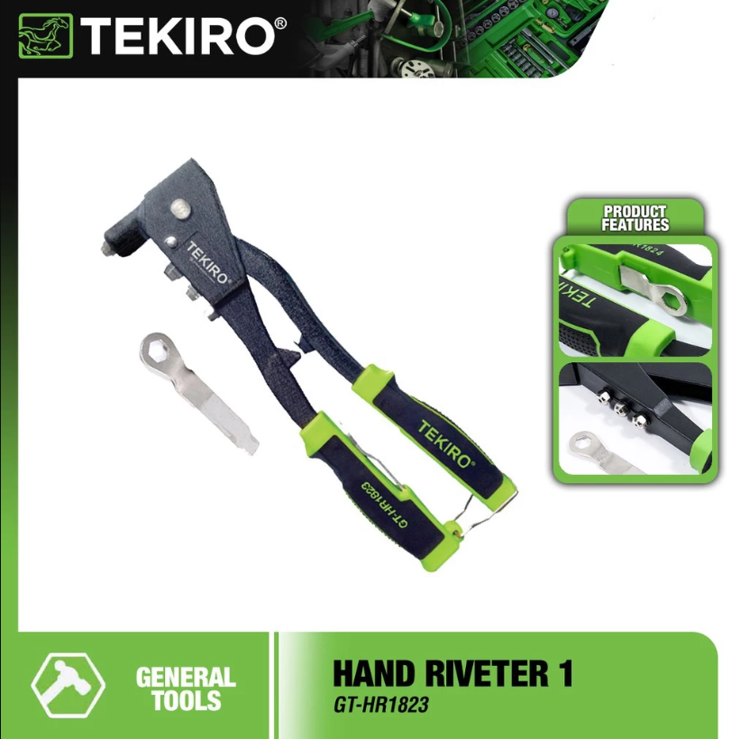 TEKIRO HAND RIVETER (2.4-4.8MM) GT-HR1823