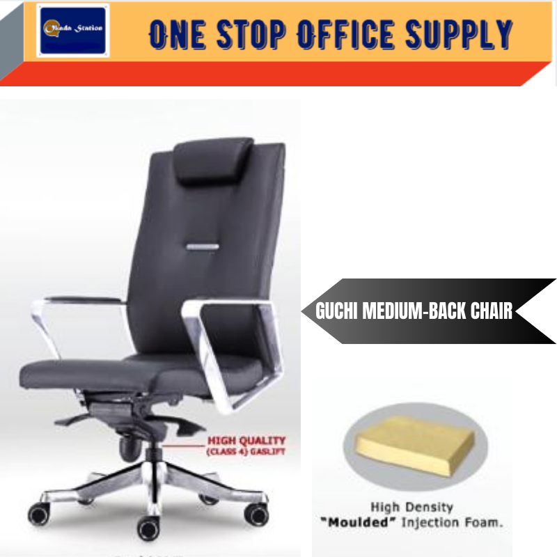 CLASSIC CHAIR GUCHI SLEEK AND MODERN - MEDIUM BACK CHAIR