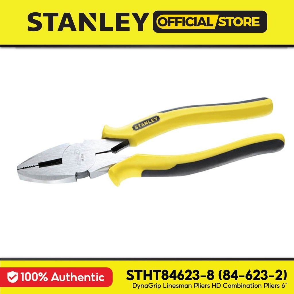Stanley *Stanley 84-623-2 DynaGrip 6 inch Linesman Pliers