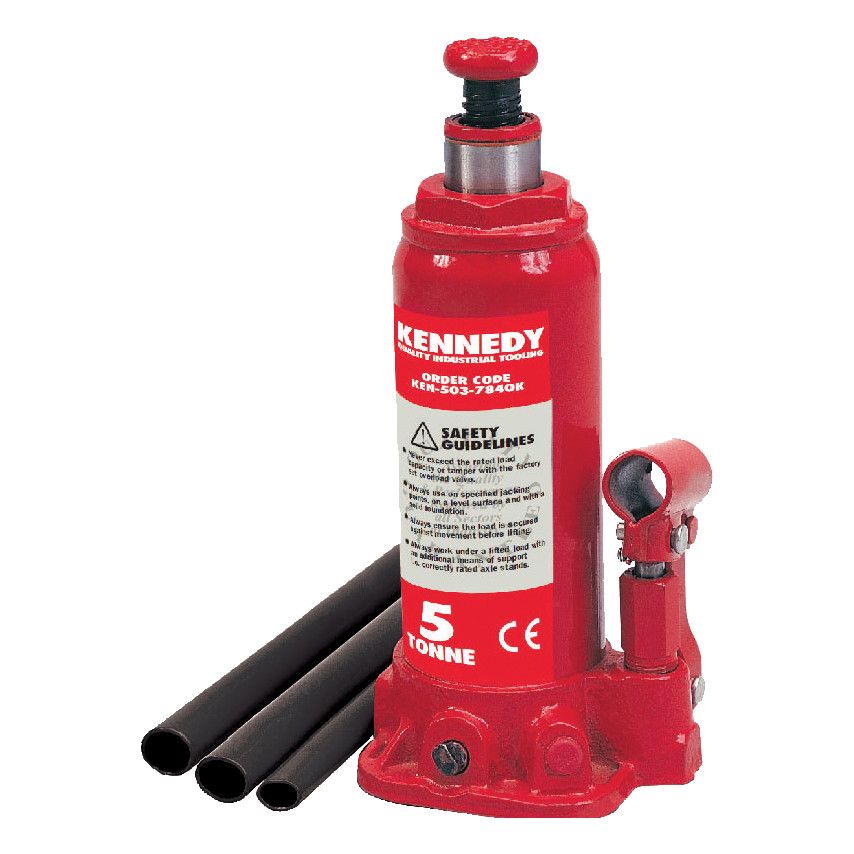 Kennedy 5-Tonne 355mm Maximum Height Bottle Jack