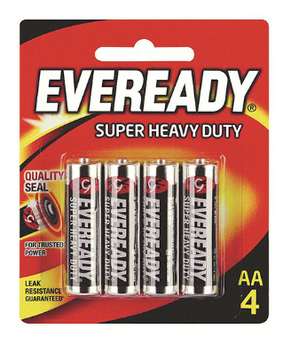 Battery Eveready AA (Pack of 4)