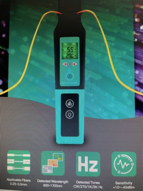QS Fiber identifier 750nm-1700nm Optic Fiber Identifier Live Fiber Optical Identifier SM and MM fiber cable FF-3306A