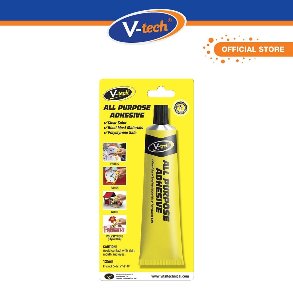 V-TECH VT-910 / VT-911 / VT-912 / VT-913 / VT-914 ALL PURPOSE ADHESIVE_125ML
