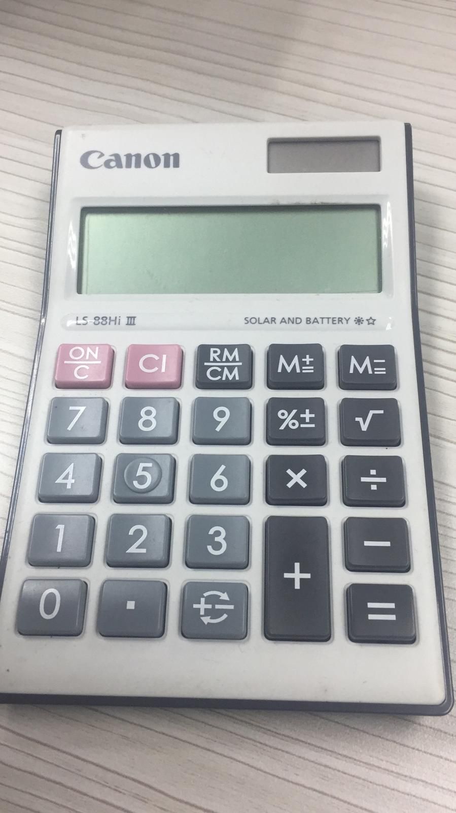Canon calculator canon LS-88HI