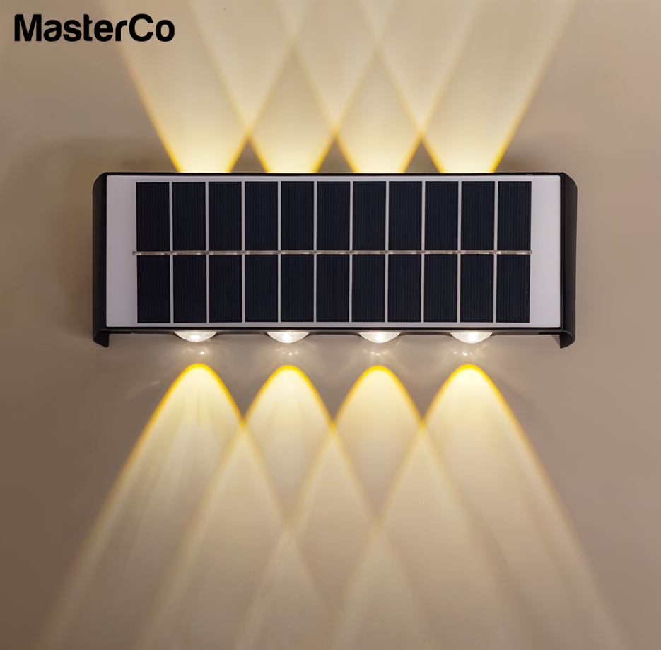MASTERCO SOLAR RECHARGE LED WALL LIGHT TK-4