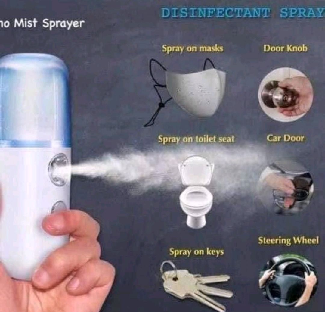 NA Portable Sanitizer Spray Machine Nano Spray Gun Antivirus Disinfectant Spray