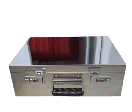 Stainless Steel Box with Lock Thickened Seal Box (50cm x 40cm x 30cm)