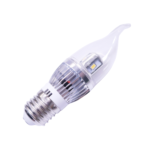 HAZZLE E14/E27 5W LED CANDLE BULB WARM WHITE 2700K