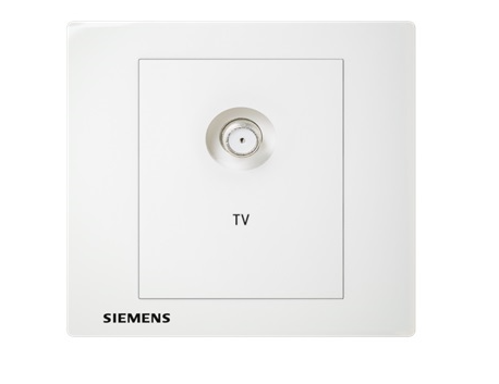 SIEMENS RELFA 5UH1332-3PC01 1GANG TV & F-CONNECTION (ASTRO) SOCKET (WHITE)
