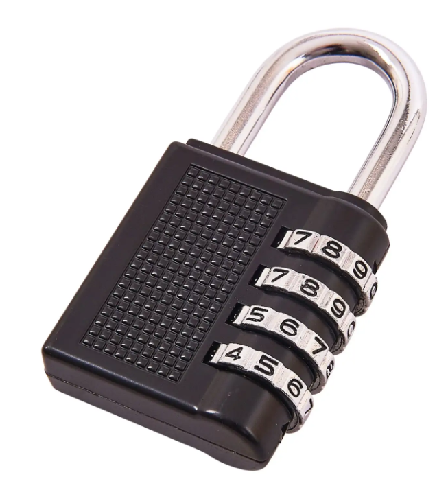 QP 4digit Number lock Black Black