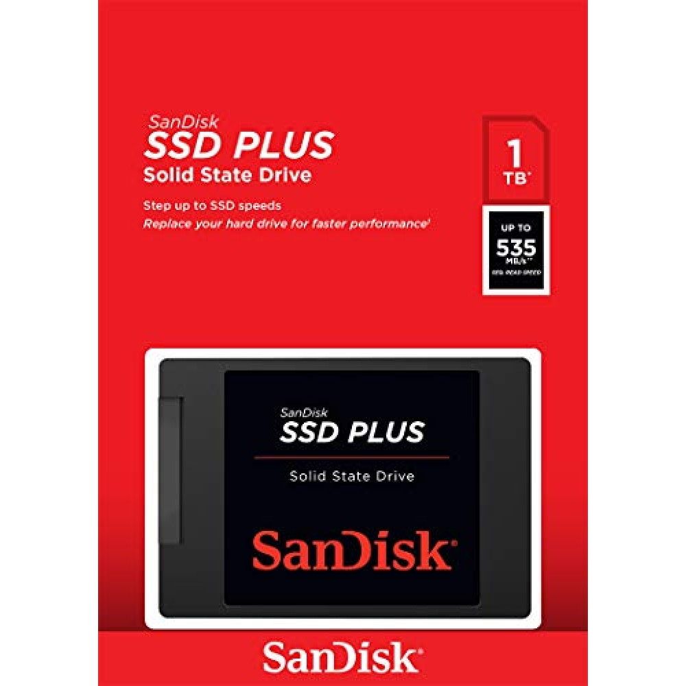 SanDisk SSD Plus SATA III 1TB Internal Solid State Drive (up to 535MB/s) 2.5'