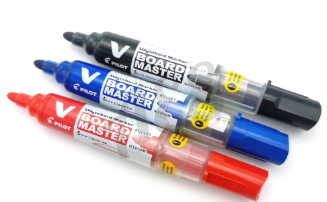 Whiteboard Marker (Pilot) (black, blue, red)