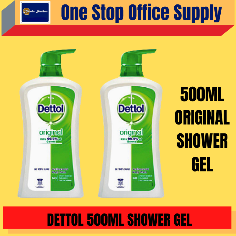 DETTOL 500ML SHOWER GEL -ORIGINAL / DETTOL / SHOWER GEL / DETTOL / SABUN MANDI