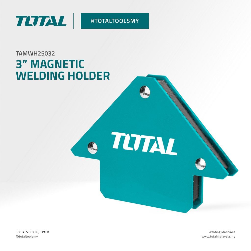 TOTAL TAMWH25032 3? MAGNETIC WELDING HOLDER (MAX. FORCE 25LB)