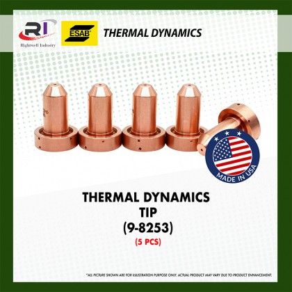 RIGHTWELL ESAB THERMAL DYNAMICS PLASMA CUTTER TIP (9-8253) [5PCS]