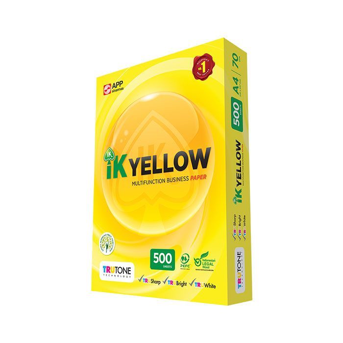 IK TELLOW A4 paper – 70gsm