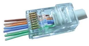 DINTEK PowerMAX RJ45 Pass Through ezi-PLUG (CAT. 6) (100 pcs per pack)