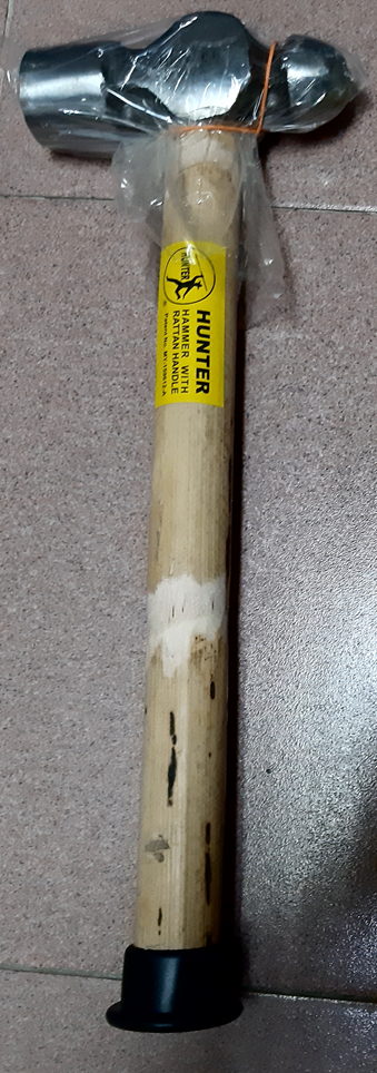 Fiber Optic Malaysia Ball peen hammer with rattan handle