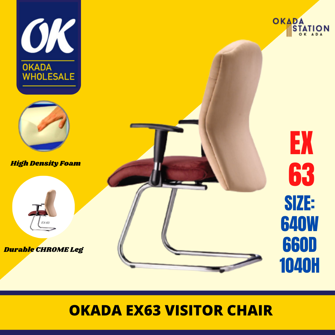 Dahlia EX-63 ERGONOMIC VISITOR CHAIR -FABRIC / Dahlia / OFFICE CHAIR / VISITOR CHAIR / ERGONOMIC OFFICE CHIAR / FABRIC CHAIR / ERGONOMIC CHAIR / EX-63 / CHAIR