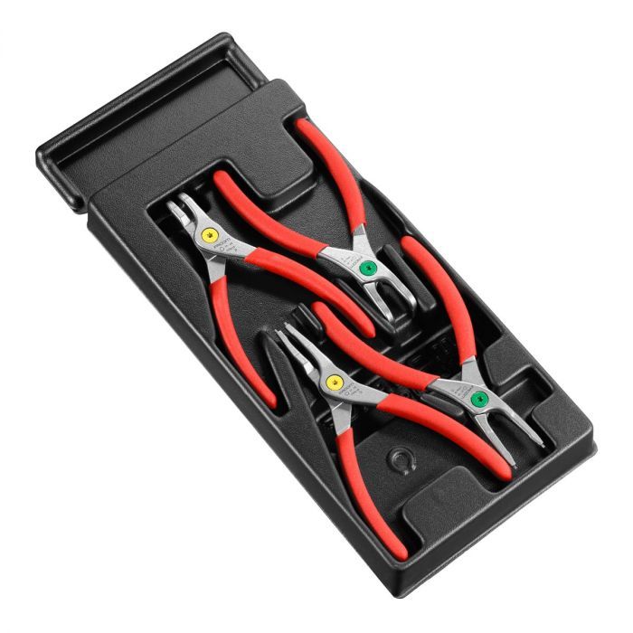 FACOM MOD.PC - MODULE OF 4 STRAIGHT AND ROUND NOSE CIRCLIP® CLOSING / OPENING PLIERS