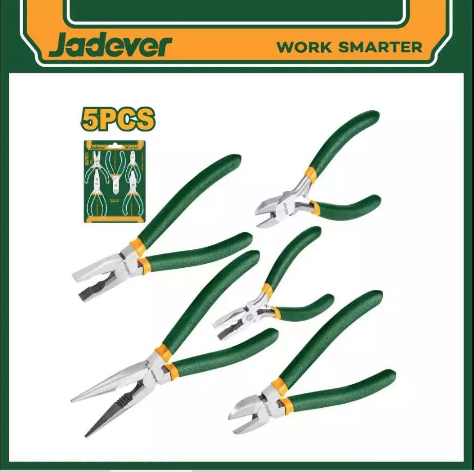 JADEVER 5 PCS PLIERS SET JDPS0605