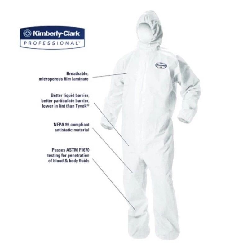 Kleenguard A40 Apparel Liquid And Particle Protection Coverall
