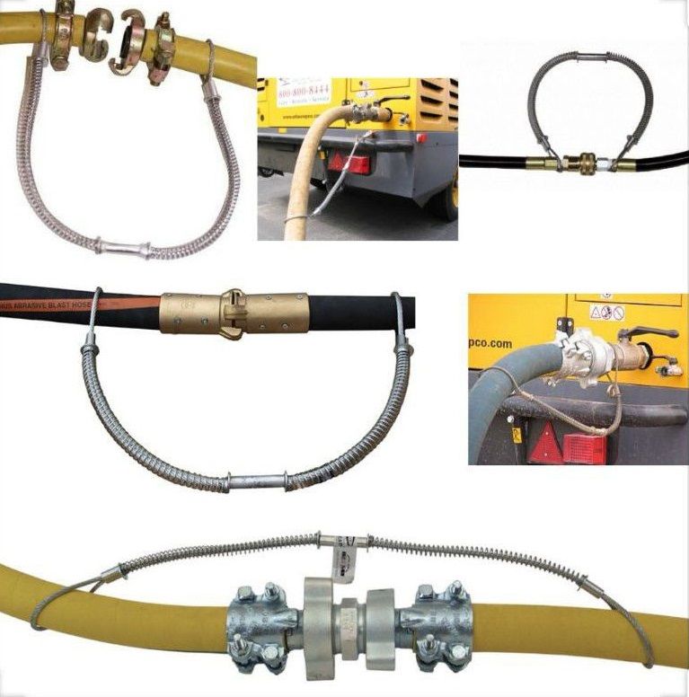 OEM Hose Safety Whip Checks 1/8" x 20"