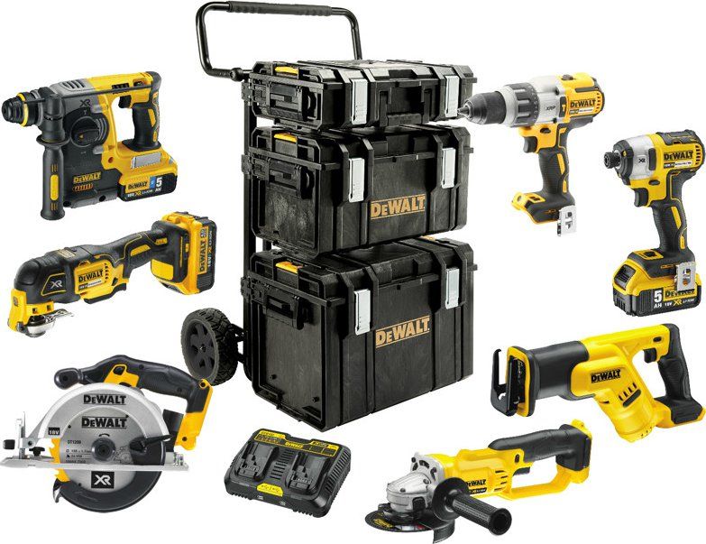 DeWalt *DeWalt DCK897P4 18V XR series Power Tool Compact 8 Piece Kit